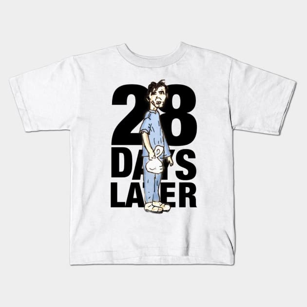 28 DAYS LATER Kids T-Shirt by MattisMatt83